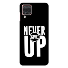 Силиконовый Чехол на Samsung Galaxy A12 с картинкой Nike – Never Give UP