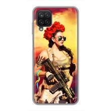 ЗСУ Чехлы (TPU) для Samsung Galaxy A12 (Женщина солдат)