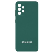 Чехол Silicone Cover Full Camera (AA) для Samsung Galaxy A13 4G – Зеленый