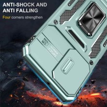 Ударостійкий чохол Camshield Army Ring для Samsung Galaxy A13 4G / A04s – Зелений