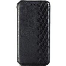 Кожаный чехол-книжка GETMAN Cubic (PU) для Samsung Galaxy A13 4G – Черный