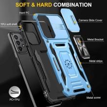 Ударопрочный чехол Camshield Army Ring для Samsung Galaxy A13 4G / A04s – Голубой