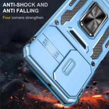 Ударопрочный чехол Camshield Army Ring для Samsung Galaxy A13 4G / A04s – Голубой