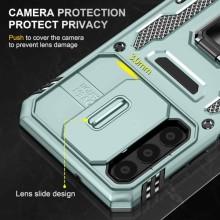 Ударопрочный чехол Camshield Army Ring для Samsung Galaxy A13 4G / A04s – Зеленый