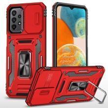 Ударопрочный чехол Camshield Army Ring для Samsung Galaxy A13 4G / A04s – Красный