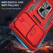 Ударопрочный чехол Camshield Army Ring для Samsung Galaxy A13 4G / A04s – Красный