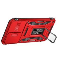 Ударопрочный чехол Camshield Army Ring для Samsung Galaxy A13 4G / A04s – Красный