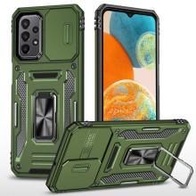 Ударопрочный чехол Camshield Army Ring для Samsung Galaxy A13 4G / A04s – Оливковый