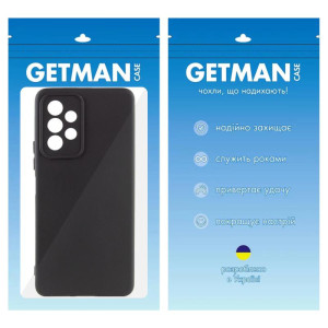 Чохол TPU GETMAN Liquid Silk Full Camera для Samsung Galaxy A13 4G – Чорний