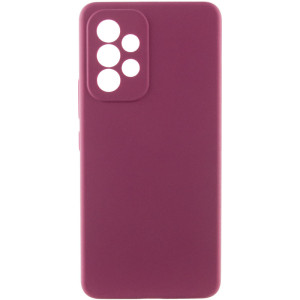 Чохол Silicone Cover Lakshmi Full Camera (AAA) для Samsung Galaxy A13 4G – Бордовий