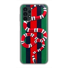 Чехлы ГУЧЧИ для Самсунг А13 (4G) (AlphaPrint) (Gucci змия)