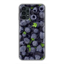 Чехлы с Фруктами для Samsung Galaxy A13 (4G) (VPrint) (Ежевика)
