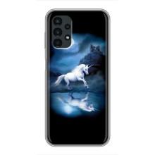 Чехол для Самсунг А13 (4G) - (Единорожки - Новинки) (AlphaPrint) (Единорог)