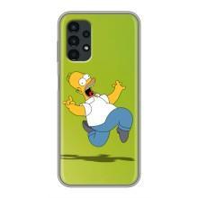 Чехол с Симпсонами для Samsung Galaxy A13 (4G) (VPrint) (Гомер Симпсон)
