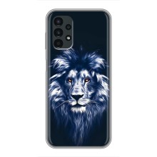 Чехол со Львом для Samsung Galaxy A13 (4G) (VPrint) (Синий Лев)