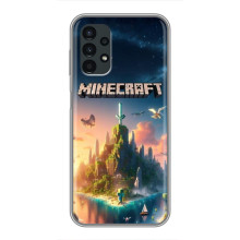 Чохол з картинками Майнкрафт для Samsung Galaxy A13 (4G) (Лого Майнкрафт)