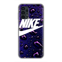 Чехол с логотипом Найк на Samsung Galaxy A13 (4G) (Найк на фиолетовом)