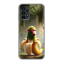 Чехол с мемами тралалело тралала для Samsung Galaxy A13 (4G) – Шимпанзини бананини