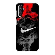 Силиконовый Чехол на Samsung Galaxy A13 (4G) с картинкой Nike (Nike дым)
