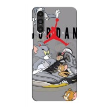 Силиконовый Чехол Nike Air Jordan на Самсунг Галакси А13 (Air Jordan)