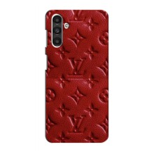 Текстурный Чехол Louis Vuitton для Самсунг Галакси А13 – Красный ЛВ