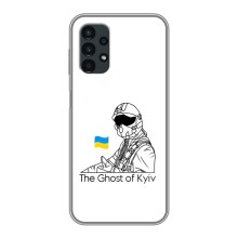 Защитные чехлы (Призрак Киева) для Samsung Galaxy A13 (4G) (AlphaPrint) (Летчик Киева)