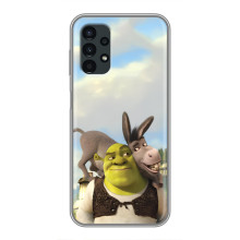 Чехол с мультфильмом Шрек на Samsung Galaxy A13 (5G) – Шрек и осел