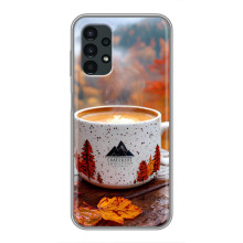 Чехол с уникальным дизайном «Осень с кофе» для Samsung Galaxy A13 (5G) – Кофе на природе