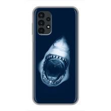 Силиконовый бампер с картинкой животных для Samsung Galaxy A13 (5G) (Пасть Акулы)