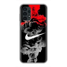 Силиконовый Чехол на Samsung Galaxy A13 (5G) с картинкой Nike (Nike дым)