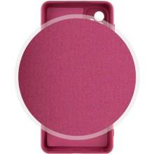 Чехол Silicone Cover Lakshmi Full Camera (A) для Samsung Galaxy A14 4G/5G – Бордовый