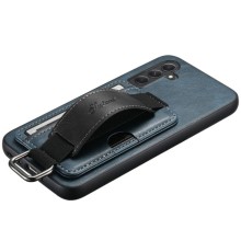 Шкіряний чохол Wallet case and straps для Samsung Galaxy A14 4G/5G – Синій