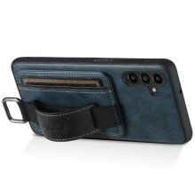 Шкіряний чохол Wallet case and straps для Samsung Galaxy A14 4G/5G – Синій