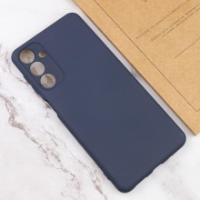 Чехол TPU GETMAN Liquid Silk Full Camera для Samsung Galaxy A14 4G/5G – Синий