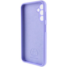 Чохол Silicone Cover Lakshmi Full Camera (AAA) with Logo для Samsung Galaxy A14 4G/5G – Бузковий