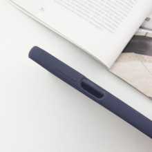 Чохол Silicone Cover Lakshmi Full Camera (AAA) with Logo для Samsung Galaxy A14 4G/5G – Темно-синій