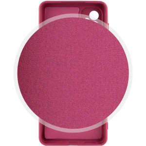Чехол Silicone Cover Lakshmi Full Camera (A) для Samsung Galaxy A14 4G/5G – Бордовый
