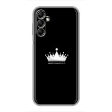 Чохол (Корона на чорному фоні) для Самсунг Галаксі А14 (5G) (Біла корона)