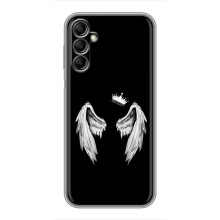 Чохол (Корона на чорному фоні) для Самсунг Галаксі А14 (5G) (Крила і корона)