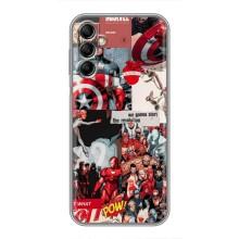 Чехол МАРВЕЛ для Самсунг А14 5G (AlphaPrint) – Марвел Комикс