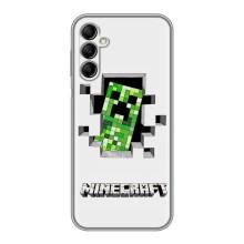 Чохол Майнкрафт на Samsung Galaxy A14 5G (AlphaPrint) Minecraft (кріпер Майнкрафт)