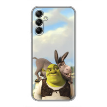 Чехол с мультфильмом Шрек на Samsung Galaxy A14 5G – Шрек и осел