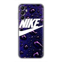 Чехол с логотипом Найк на Samsung Galaxy A14 5G – Найк на фиолетовом