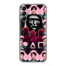 Чехол Гра в кальмара для Samsung Galaxy A14 5G – Персонажи игры кальмара