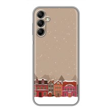 Новогодние, Праздничные Чехлы для Samsung Galaxy A14 5G - 2024 год (Зимний город)