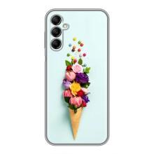 Чехлы с тематикой "ЦВЕТЫ" на Samsung Galaxy A14 5G (Цветок-мороженное)