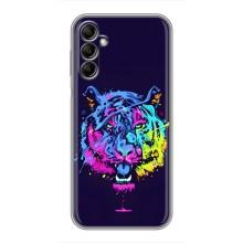 Силіконовий бампер з картинкою звірів для Samsung Galaxy A14 5G (Тигр-Арт)