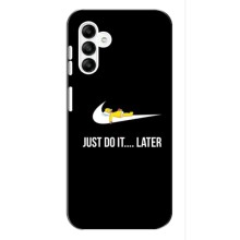 Силиконовый Чехол на Samsung Galaxy A14 5G с картинкой Nike (Later)