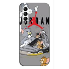 Силиконовый Чехол Nike Air Jordan на Самсунг Гелекси А14 (5G) (Air Jordan)