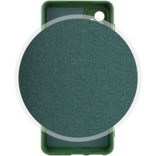 Чохол Silicone Cover Lakshmi Full Camera (A) для Samsung Galaxy A15 4G/5G – Зелений